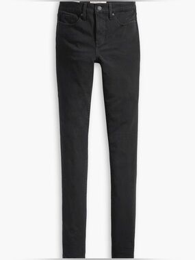 Levi’s 311 Shaping Skinny Jeans Black Mid Rise Stretch Denim Size 29